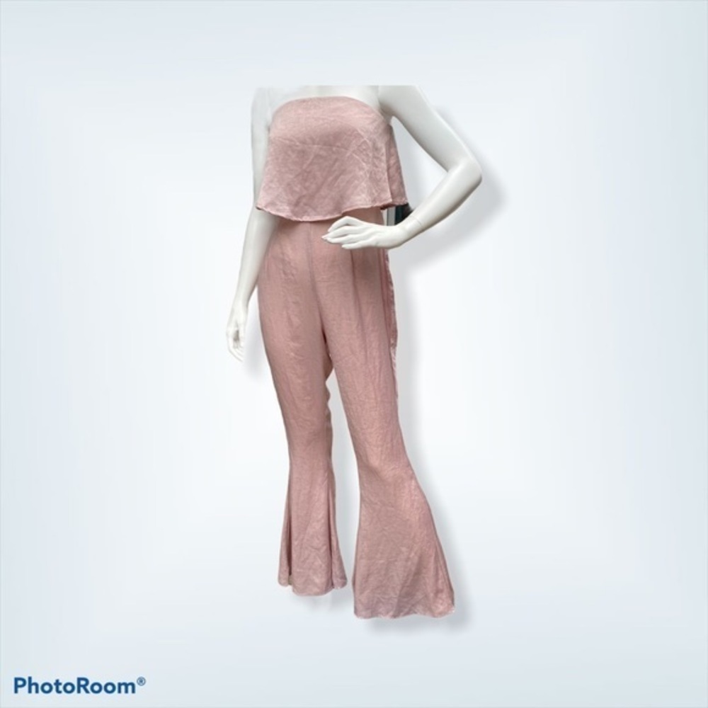 COPY - NWT BANDEAU FLARE HEM JUMPSUIT ๐๐๐ - Picture 9 of 9